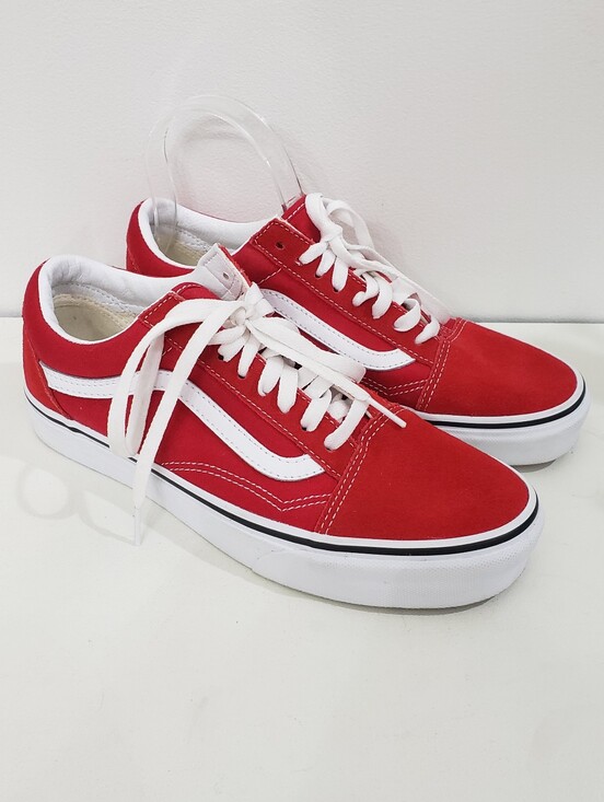 Vans Shoes - Vans Old School Red Sneakers Women's Sz 8.5